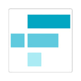 FTX Token (FTT) Cryptocurrency Symbol Stickers