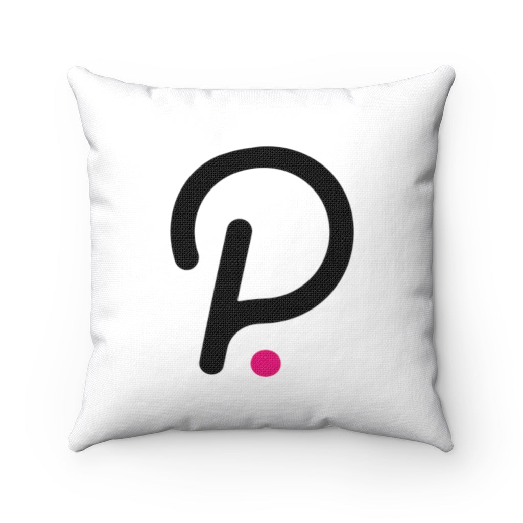 Polkadot (DOT) Cryptocurrency Symbol Pillow