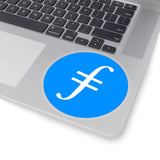Filecoin (FIL) Cryptocurrency Symbol Stickers