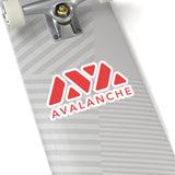 Avalanche (AVAX) Cryptocurrency Symbol Kiss-Cut Stickers