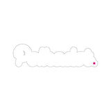 Polkadot (DOT) Cryptocurrency Symbol White Stickers