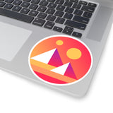 Decentraland (MANA) Cryptocurrency Symbol Kiss-Cut Stickers