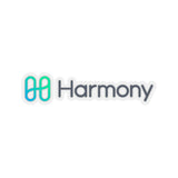 Harmony (ONE) Cryptocurrency Symbol Stickers