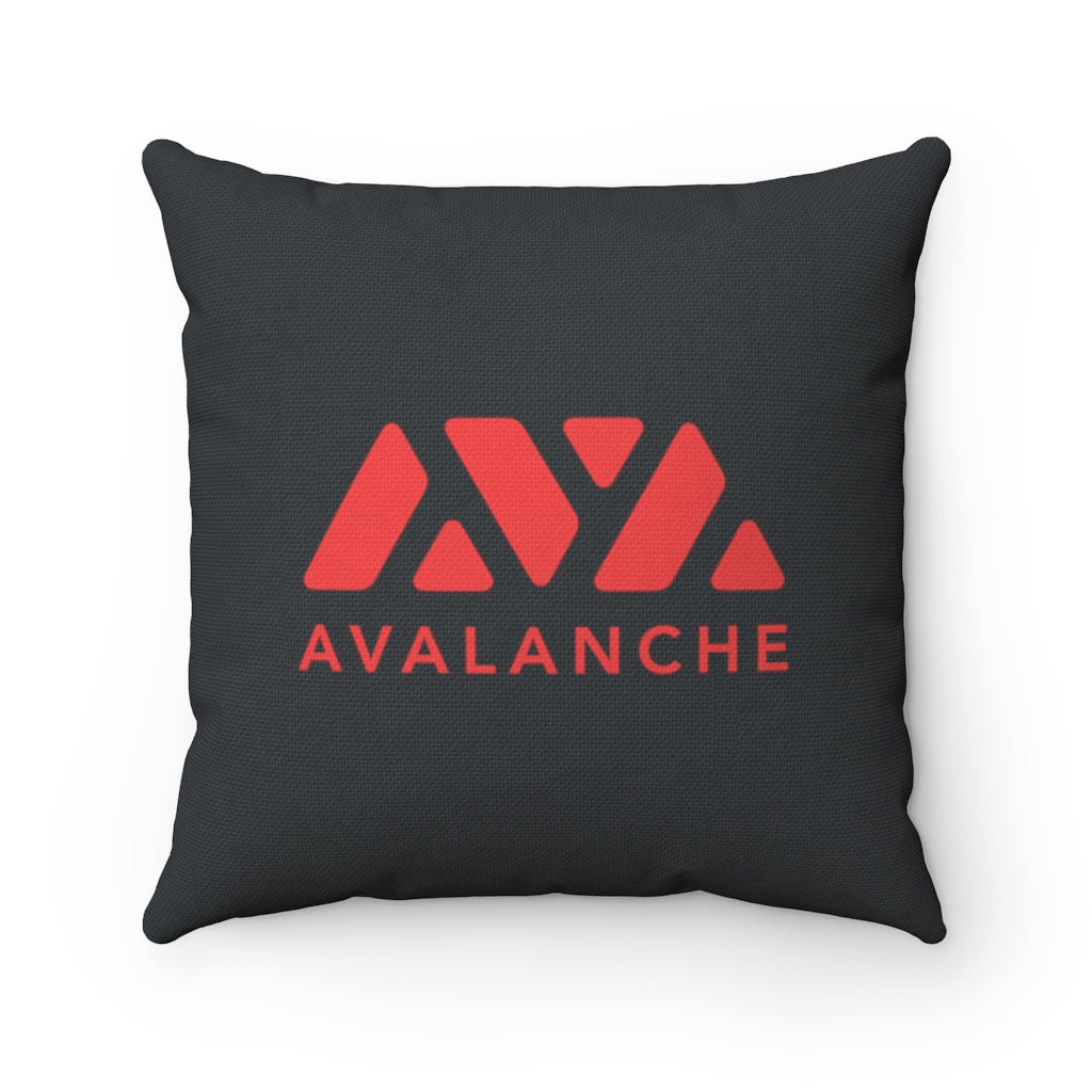 Avalanche (AVAX) Cryptocurrency Symbol Pillow