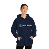 Solana (SOL) Cryptocurrency Symbol  Hooded Sweatshirt