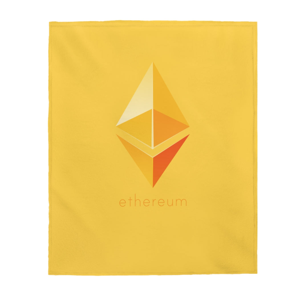 Ethereum ETH Plush Blanket