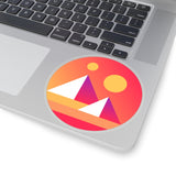 Decentraland (MANA) Cryptocurrency Symbol Kiss-Cut Stickers