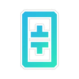 THETA (THETA) Cryptocurrency Symbol Stickers