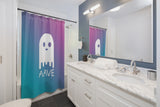 Aave (AAVE) Cryptocurrency Symbol Shower Curtains