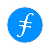 Filecoin (FIL) Cryptocurrency Symbol Stickers
