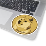 NEW Dogecoin cryptocurrency Kiss-Cut Stickers $DOGE