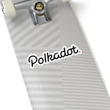 Polkadot (DOT) Cryptocurrency Symbol Black Stickers