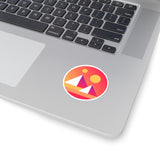 Decentraland (MANA) Cryptocurrency Symbol Kiss-Cut Stickers