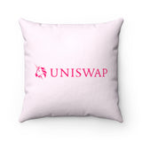 UniSwap (UNI) Cryptocurrency Symbol Pillow