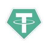 Tether (USDT) Cryptocurrency Symbol Stickers
