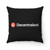 Decentraland (MANA) Cryptocurrency Symbol Pillow