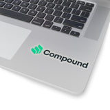 Compound (COMP) Cryptocurrency Symbol Kiss-Cut Stickers