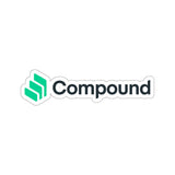 Compound (COMP) Cryptocurrency Symbol Kiss-Cut Stickers
