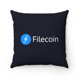 Filecoin (FIL) Cryptocurrency Symbol Pillow