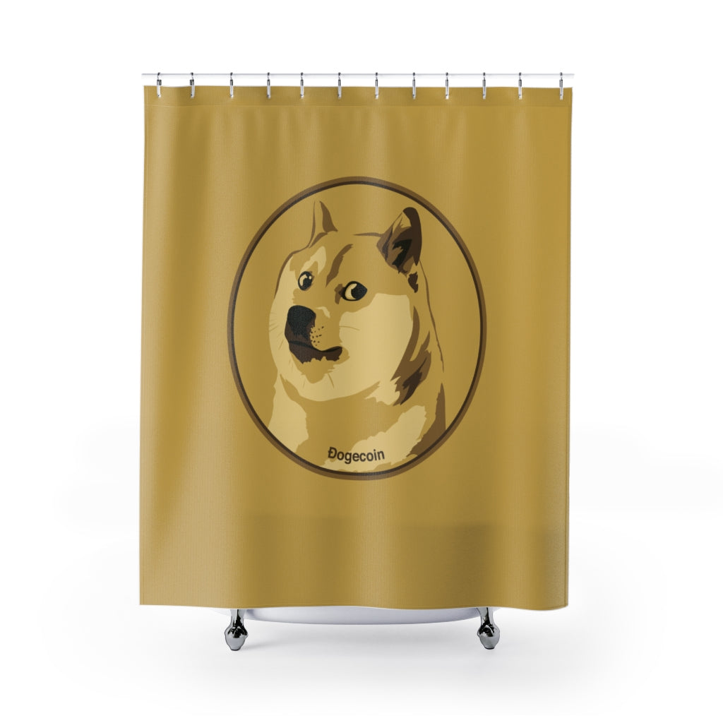 NEW Dogecoin cryptocurrency Shower Curtains $DOGE