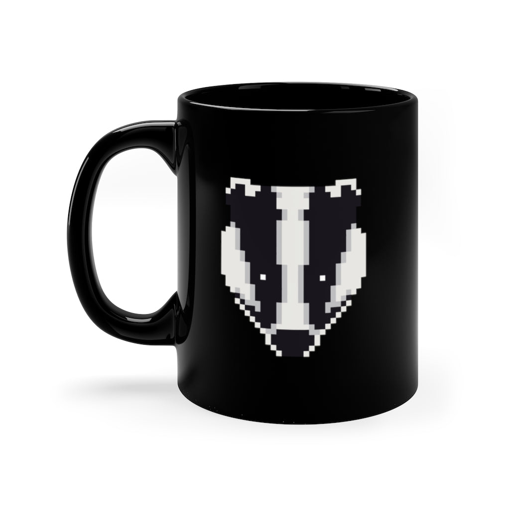 Badger DAO Cryptocurrency Logo Black Mug