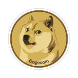 NEW Dogecoin cryptocurrency Kiss-Cut Stickers $DOGE