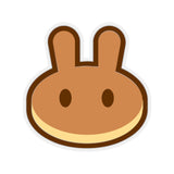 PancakeSwap (CAKE) Cryptocurrency Symbol Stickers