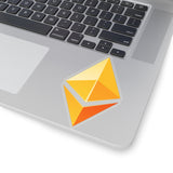 Ethereum ETH Stickers Yellow