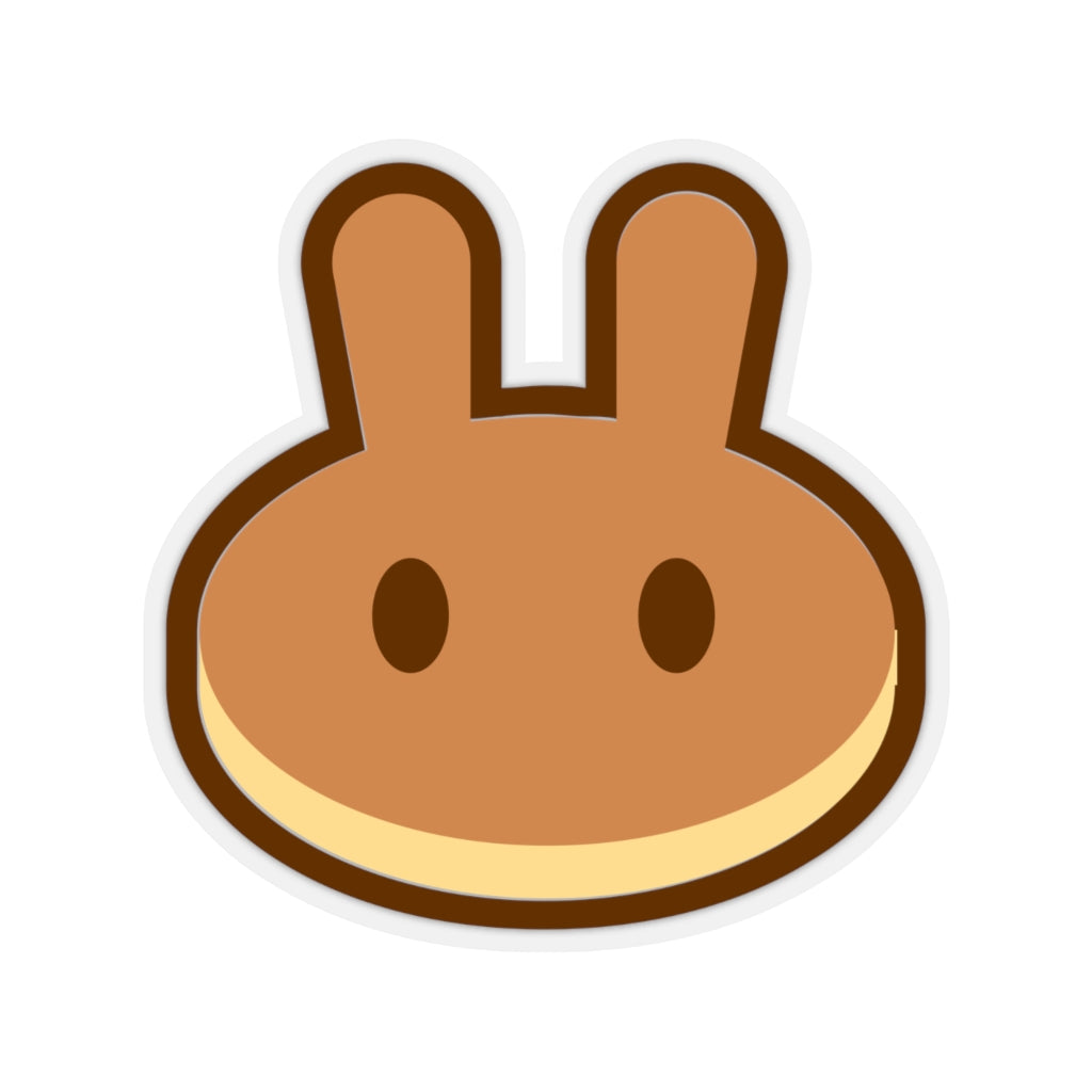 PancakeSwap (CAKE) Cryptocurrency Symbol Stickers