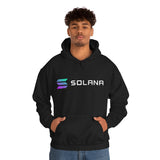 Solana (SOL) Cryptocurrency Symbol  Hooded Sweatshirt