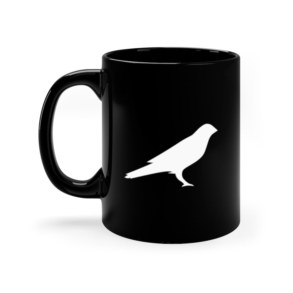 Kusama (KSM) Cryptocurrency Symbol Black Mug