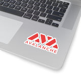 Avalanche (AVAX) Cryptocurrency Symbol Kiss-Cut Stickers