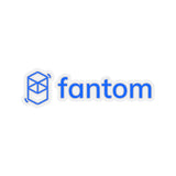 Fantom (FTM) Cryptocurrency Symbol Stickers