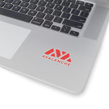 Avalanche (AVAX) Cryptocurrency Symbol Kiss-Cut Stickers