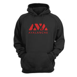 Avalanche (AVAX) Cryptocurrency Symbol Hooded Sweatshirt