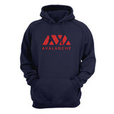 Avalanche (AVAX) Cryptocurrency Symbol Hooded Sweatshirt