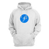 Filecoin (FIL) Cryptocurrency Symbol Hooded Sweatshirt
