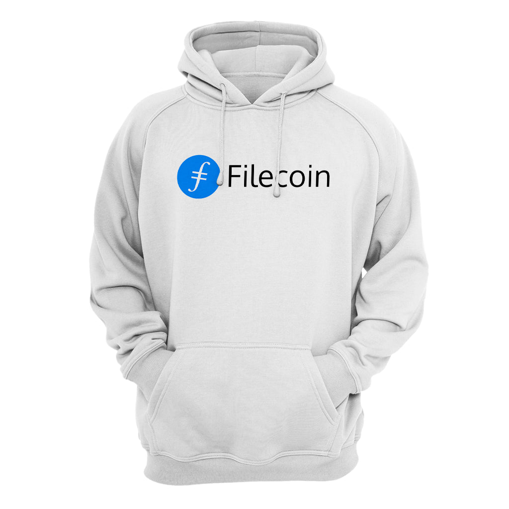 Filecoin (FIL) Cryptocurrency Symbol Hooded Sweatshirt