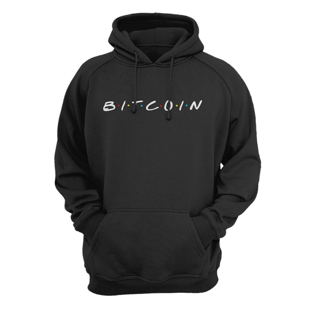 Friends Bitcoin Hoodie Hoodie - Crypto Wardrobe Bitcoin Ethereum Crypto Clothing Merchandise Gear T-shirt hoodie