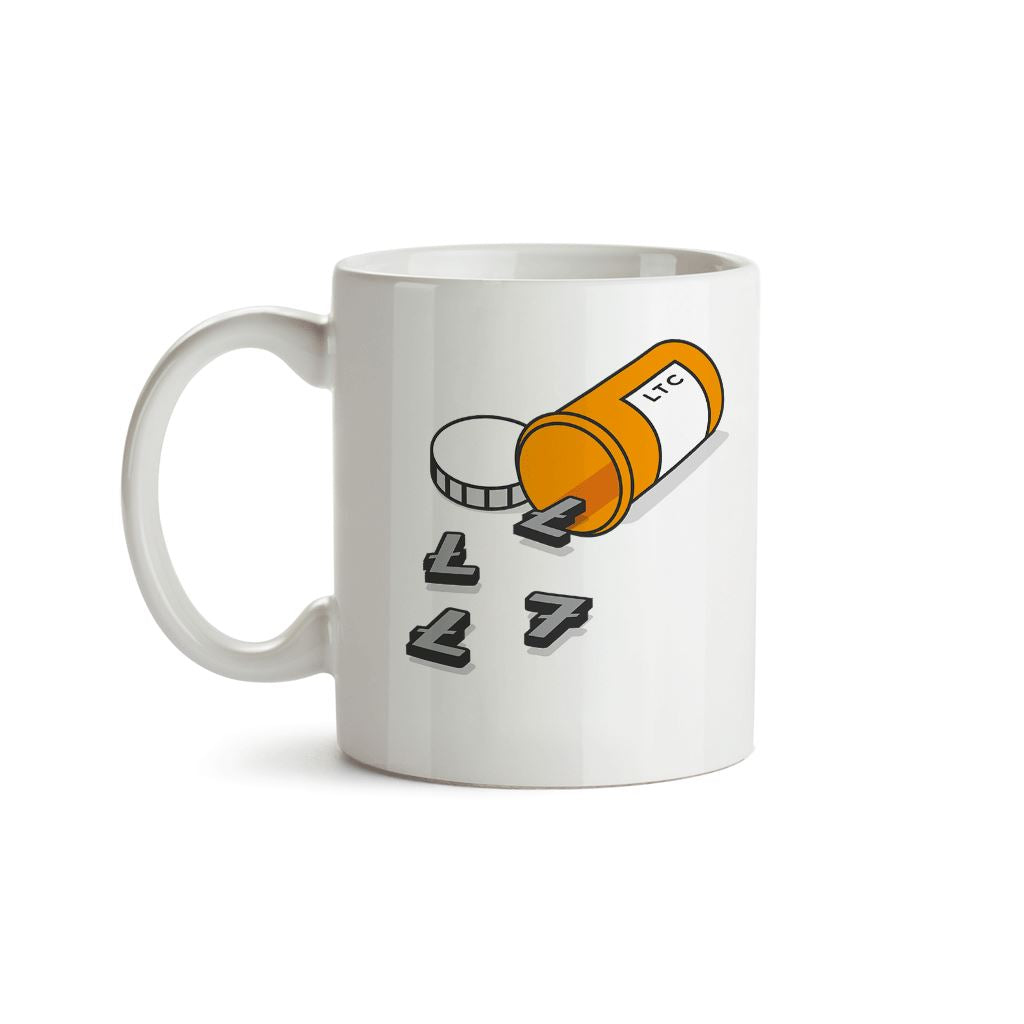 Addicted to Litecoin, LTC medicine Mug