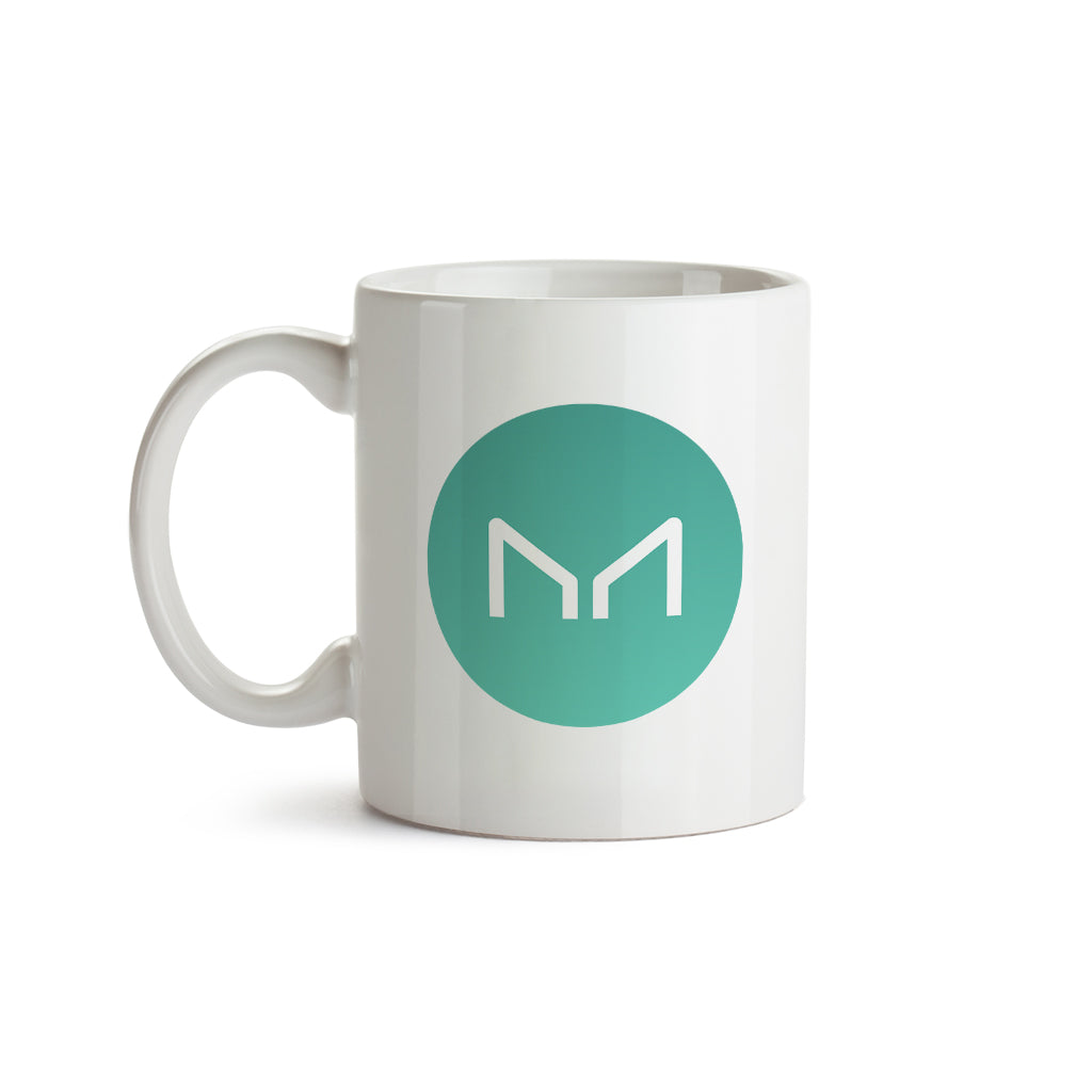 Maker (MKR) Cryptocurrency Symbol Mug