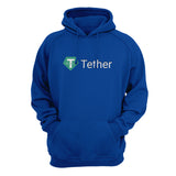 Tether (USDT) Cryptocurrency Symbol Hooded Sweatshirt