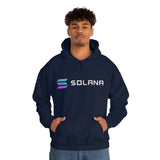 Solana (SOL) Cryptocurrency Symbol  Hooded Sweatshirt