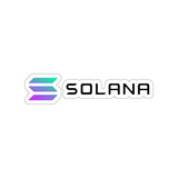 Solana (SOL) Cryptocurrency Symbol Stickers