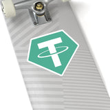Tether (USDT) Cryptocurrency Symbol Stickers