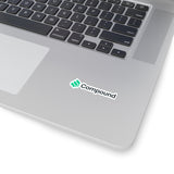 Compound (COMP) Cryptocurrency Symbol Kiss-Cut Stickers
