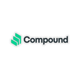 Compound (COMP) Cryptocurrency Symbol Kiss-Cut Stickers