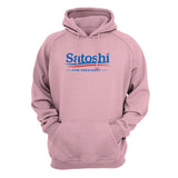 Satoshi Nakamoto For President Hoodie - Crypto Wardrobe Bitcoin Ethereum Crypto Clothing Merchandise Gear T-shirt hoodie