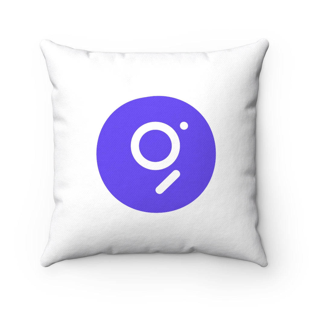 The Graph (GRT) Cryptocurrency Symbol Pillow