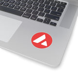 Avalanche (AVAX) Cryptocurrency Symbol Kiss-Cut Stickers